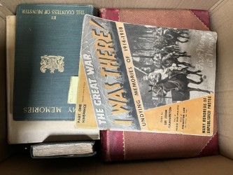 Lot 250A - Books on Military history, mainly World War I,...