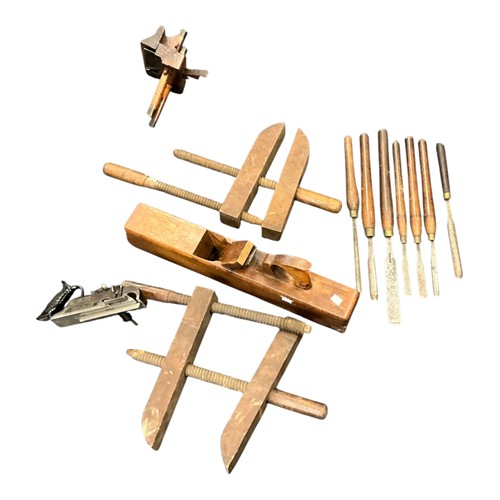 Lot 187 - A collection of carpenter's hand tools, mainly...