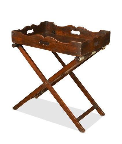 Lot 537 - A Cuban mahogany butler's tray, late 18th century