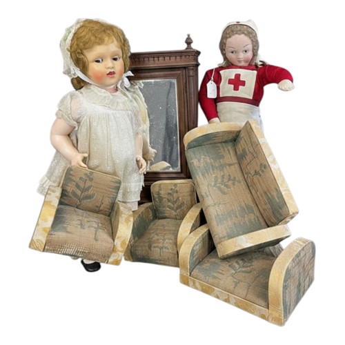 Lot 192 - A collection of costume and other dolls, most...