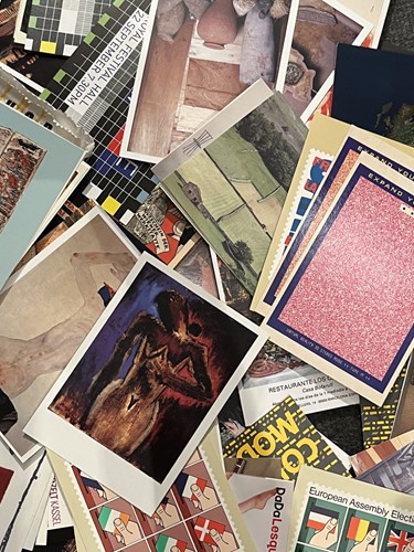 Lot 133A - A large collection of post cards and ephemera,...