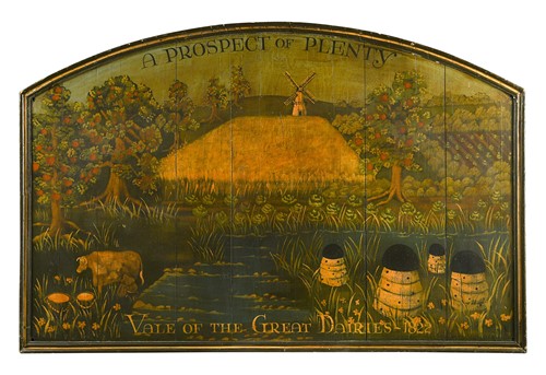 Lot 382 - A rustic agricultural or shop sign, late 19th century