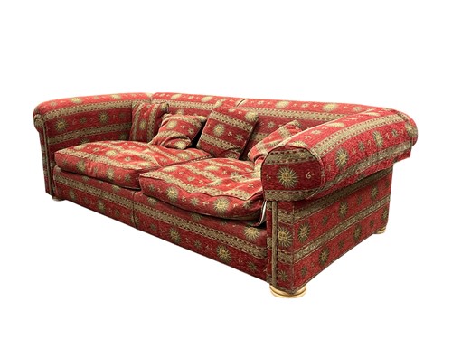 Lot 589 - A George Smith style three seat sofa, modern,...