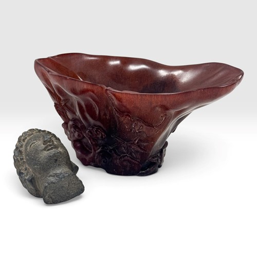 Lot 72 - A Chinese libation cup