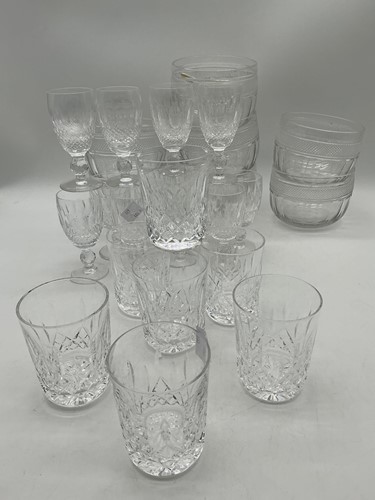 Lot 59 - Waterford glass - 12 small wine glasses...