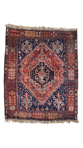 Lot 357 - A Shiraz/Qashqai tribal rug, circa 1940