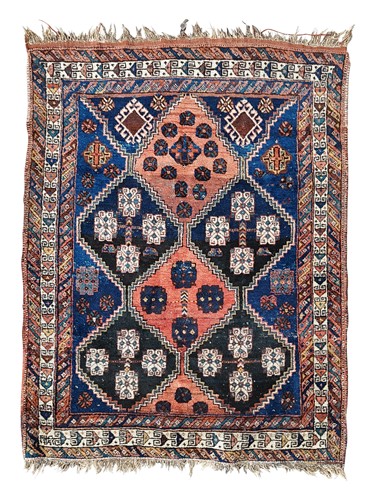 Lot 356 - A Shiraz tribal rug, circa 1940